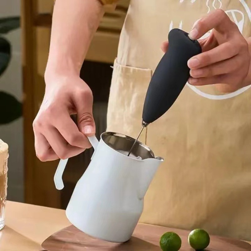 Portable Blender Usb Rechargeable - MINIミルクフォーマー USB充電式 3段階速度調整 フォームメーカー コーヒー泡立て器 電動ハンドルブレンダー