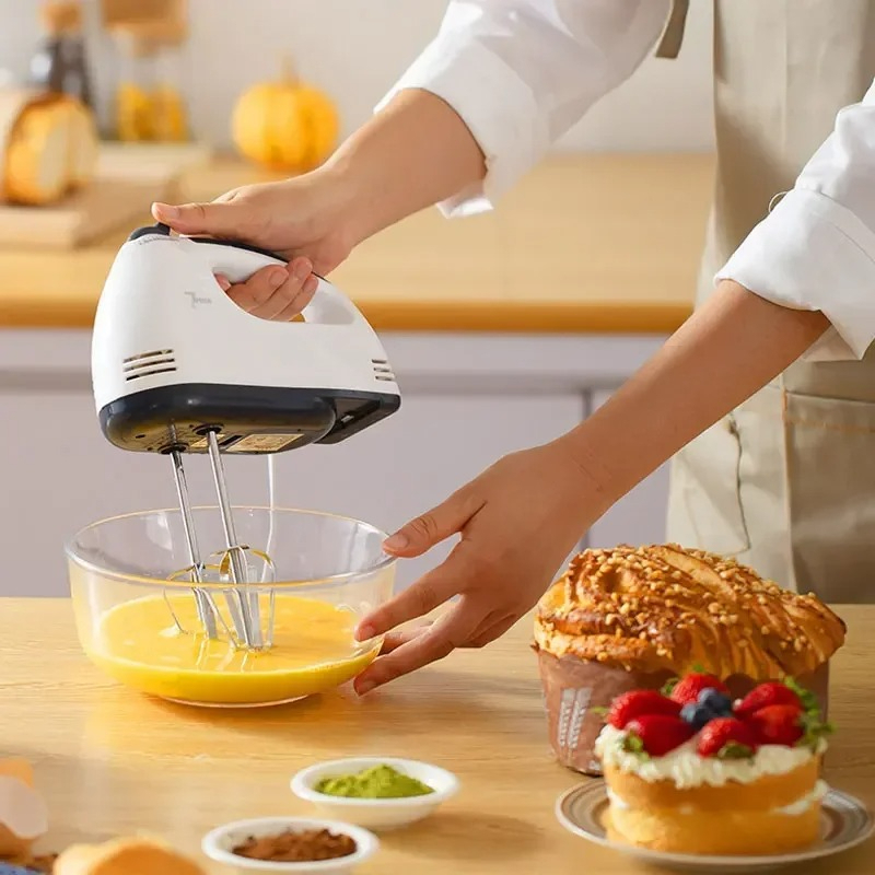 7速電動ハンドミキサー クリーム、卵、ケーキ、生地用自動ブレ - Immersion Hand Blender Set のレビューと価格
