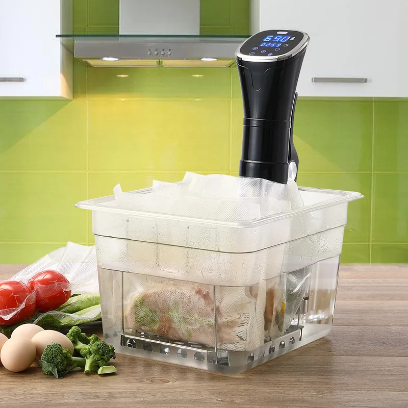 IPX7防水性能を備えた、デジタルタイマー制御機能付きの電気 - Digital Sous Vide Precision Cooker のレビューと価格