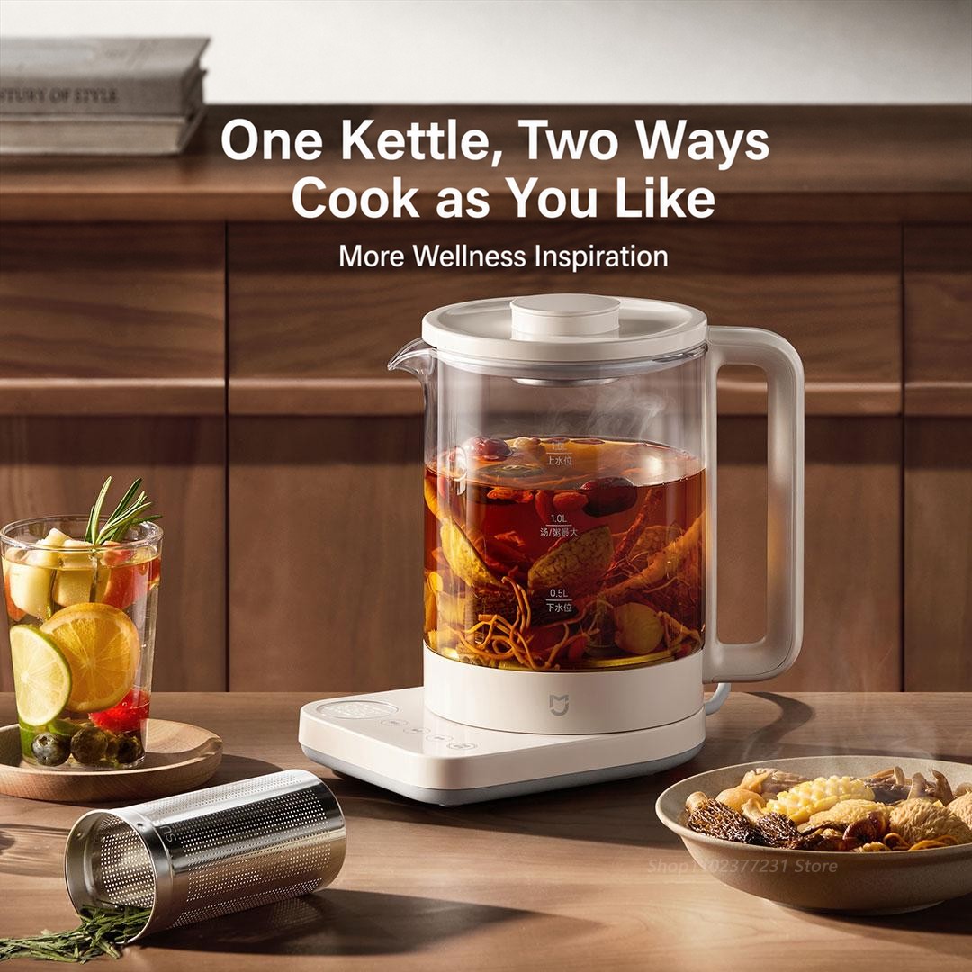 MIJIA ヘルスケトル2 1.5L 電気ティーポット 12 - Electric Kettle Temperature Control のレビューと価格