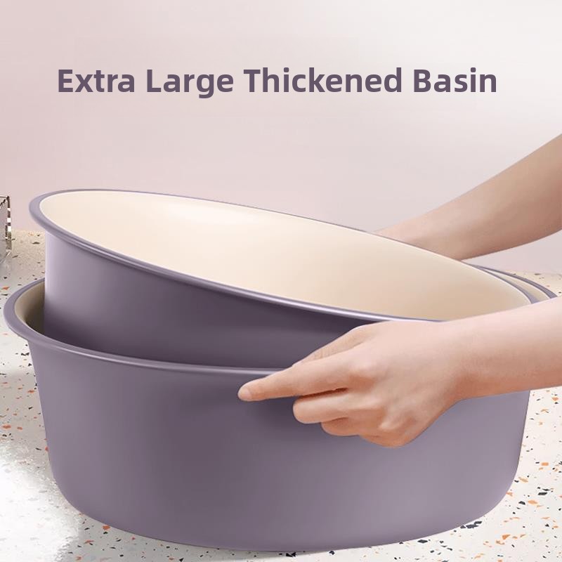 厚手のプラスチック製洗面器 大型 耐久性のある洗濯用足洗い洗 - Laundry のレビューと価格